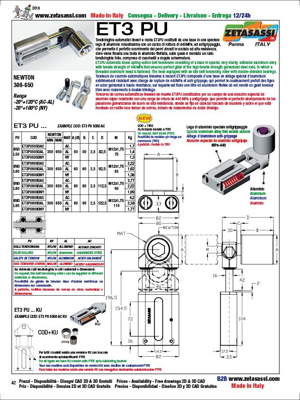 13455 - MOLLE IN ACCIAIO INOX PER BOZZELLI - OPTIPARTS