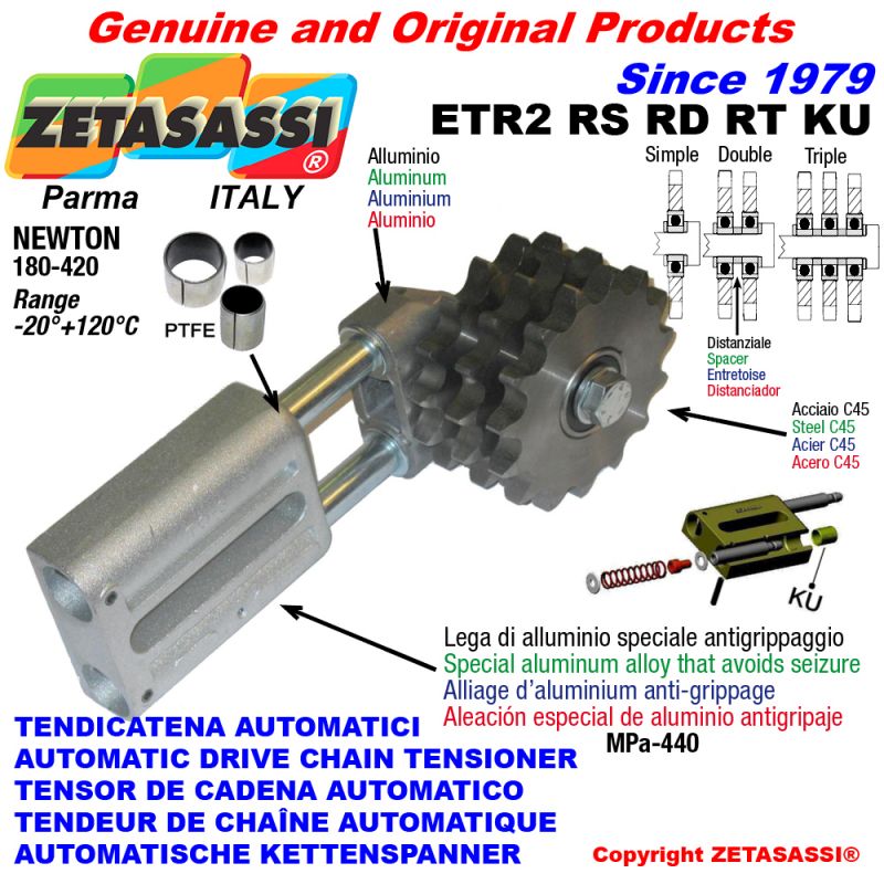 Linear Chain Tensioner ETR2RSRDRTKU | Automatic Chain Tensioner