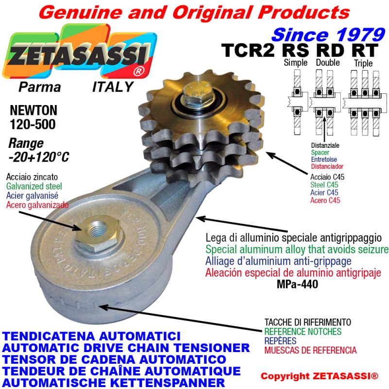 Arm Chain Tensioner TCR2RSRDRT | Drive Chain Tensioner | ZETASASSI®